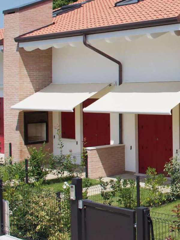 Tenda da Sole Bracci Estensibili Avvolgibile per Balcone Esterno Porta  Finestra